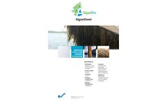 AlgaeSheet - Model 2D - Seaweed Cultivation Sheets-  Brochure