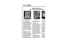 Model PSB - Portable Self Contained Peristaltic Fluid Samplers Brochure