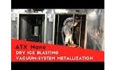 Dry ice blasting of a vacuum system metallization | Cryoblaster Video