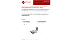 GAO-RFID - Model 217002 - 2.45GHz Gain Adjustable Active RFID WiFi Reader or Receiver Brochure