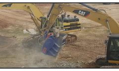 TABE CT 25 Bucket Crushing Concrete and Steel - Video