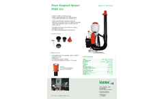 IGEBA - Knapsack Sprayers  Brochure