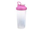 Qiming - 600ml Plastic Sports Protein Shake Water Bottle with 304 Stainless Steel Ball