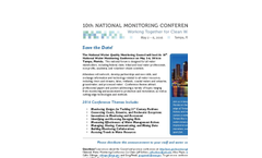 10th National Monitoring Conference 2016- Brochure