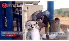Congo Chicken Manure Drying Machine/Rotary Drum Dryer Video