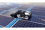 Cleaning of Floating Solar Panels with hyCLEANER - System - Video