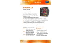 Model PM130EH+ - Multifunctional 3-Phase Power Meter - Datasheet