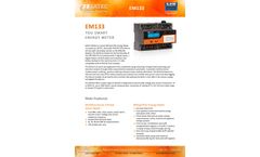 SATEC - Model EM132/ EM133 - Smart DIN Rail Multi-Function Transducer - Datasheet