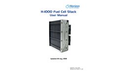 Horizon - Model H-1000 PEM-1000Wâ€‹-FCS-C1000 - Air Cooled Stacks Fuel Cell Module -  Manual