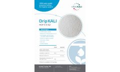 Drip KALI MOP 0-0-62 100% Water Soluble Potassium Fertilizer for Irrigation Systems - Brochure