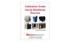 Calibration Grade Blackbody Systems- Brochure