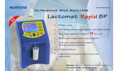 Lactomat - Model Rapid BP - Ultrasonic Milk Analyzer - Brochure