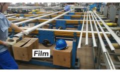 Chuangjia Profile solar panel aluminium frame manufacturing - Video