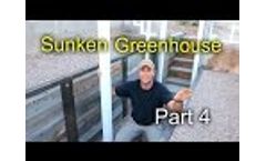 Sunken Greenhouse Part 4: Entry steps and Retaining walls - Video