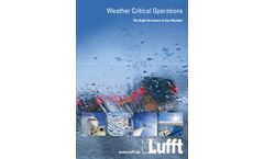 Weather Critical Operations - Brochure