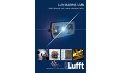 Lufft MARWIS-UMB Mobile Advanced Road Weather Information Sensor - Brochure
