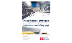 Make the Most of the Sun - Brochure