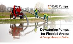 Dewatering Pumps for Flooded Areas: A Comprehensive Guide