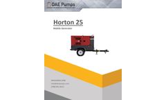 DAE Pumps Horton - Model 25 - Mobile Generator - Datasheet