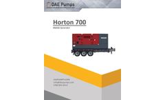 Horton - Model 700 - Mobile Generator - Brochure