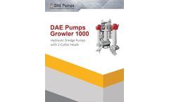 DAE Growler - Model 1000 - Hydraulic Dredge Pump with 2 Side Cutters - Brochure