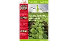 Terradonis - Model JDT - Tractor Mounted Seeder for Field Crops - Brochure