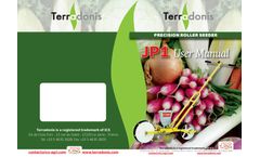 Terradonis - Model JP-1 - 1-Row Hand Seeder for the Planting of Small Grains - Brochure