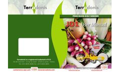 Terradonis - Model JD1 - 1-Row Large Grain Seeder - Brochure