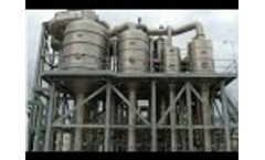 Force circulation type evaporator for fruit and vegetable puree - Video