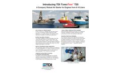 TDI - Model T25 - Turbine Air Starter Ideal for Small Marine Engines - Brochure