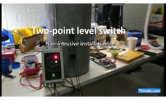 Two point level switch (Non-invasive installation) - Video
