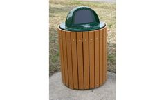 Envirodesign - Model D9025 - Recycled Plastic Lumber Recycling Receptacles