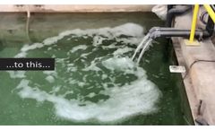 Concrete Slurry Water Easily Cleaned Up and Recycled in House - Video