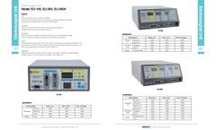 Shinova - Model EU-100 - 100W Veterinary Electrosurgical Unit- Brochure
