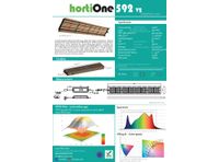 hortiONE - Model 592 - LED Grow Lights - Datasheet