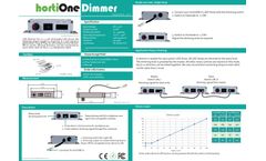 hortiONE dimmer - Model 0-10V - Dimmable LED Driver for V2 series - Datasheet