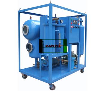 Zanyo - Model ZYT - Turbine Oil Filtration Machine