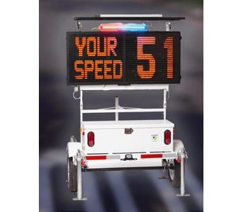 All-Traffic - Model ATS 5 - Speed and Message Trailers
