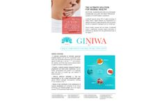 Giniwa - Probiotics for Vaginal Health - Brochure
