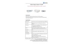 Tianyu - Model CH4/CO2/CO/H2/CxHy/O2 TY-6330 - Syngas Analyzer - Brochure