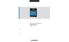 Janitza - Model RCM 202-AB - Residual Current Monitoring Devices - Brochure