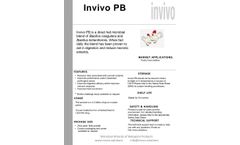 Invivo - Model PB - Direct Fed Microbial Blend - Datasheet