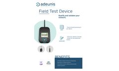 Adeunis - Model FTD - Network Tester - Brochure