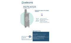Sigfox - Model RC1 - Network Infrastructure Repeater Device - Brochure
