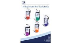 SciQuip - Portable Precision Multi-Parameter Water Quality Meter - Brochure
