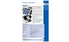 PipeCheck - Hand-Held Measuring Device for District Heating Pipe Sensors - Brochure