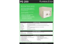 Plasma-Etch - Model PE-200 - Industrial Benchtop Plasma Processing System - Brochure