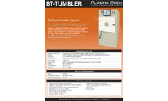 Plasma-Etch - Model BT-Tumbler - Industrial Batch Plasma Processing System- Brochure
