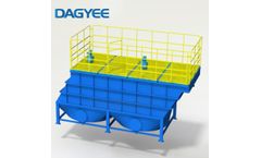 Dajiang - Model DCL - Small Lamella Sedimentation Plate Tank Clarifier With Frp Spirulina Washer Wastewater For Sewage Treatment