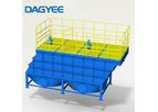 Dajiang - Model DCL - PP PVC Sludge Scraper Industrial Vertical Clarifier Sedimentation Tank Water Treatment